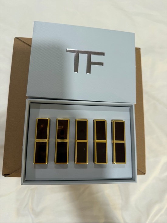 Tom Ford Other - Tom Ford Lipstick Set in Brown and Gold Trim